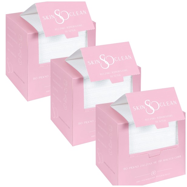 Ręczniki jednorazowe zestaw 3 sztuk SkinSoClean