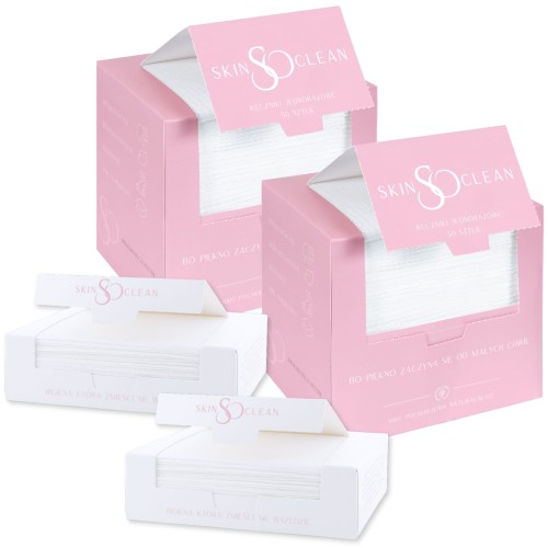 Zestaw ręczniki jednorazowe Skin So Clean 2x50 + 2x 15