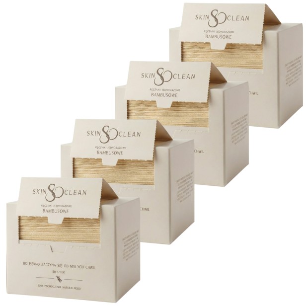 Bambusowe ręczniki skin so clean