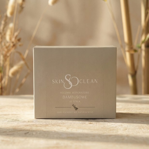 Ręczniki jednorazowe skin so clean bambusowe